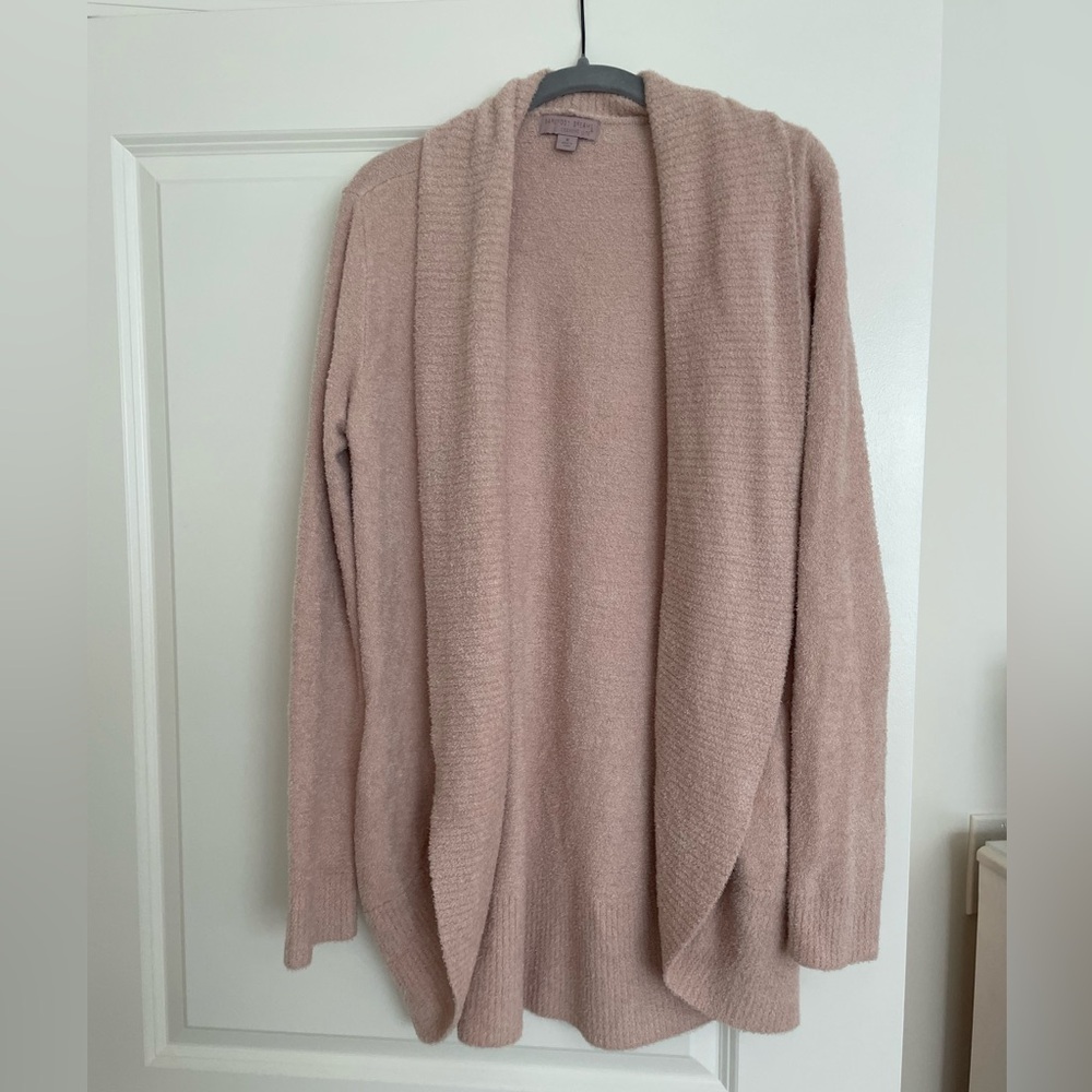 Barefoot Dreams Blush Open Front Cardigan